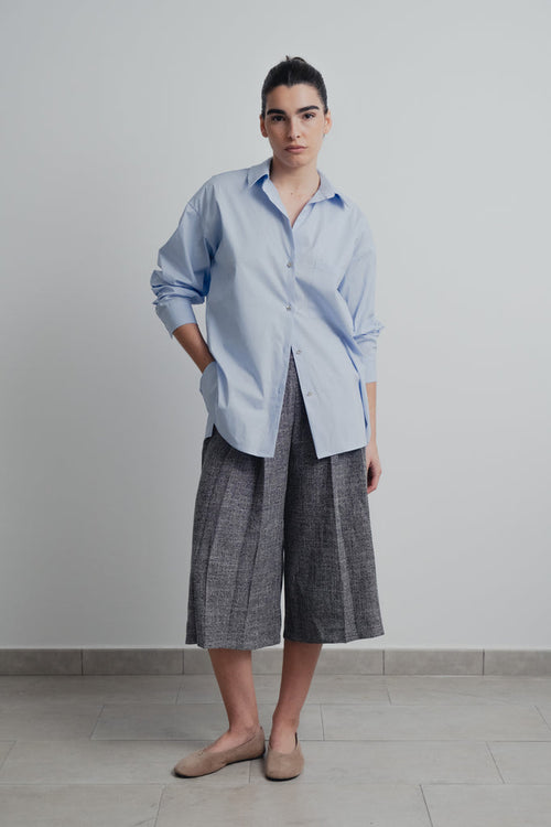 Camisa Oversize Popelín - vista frontal completa