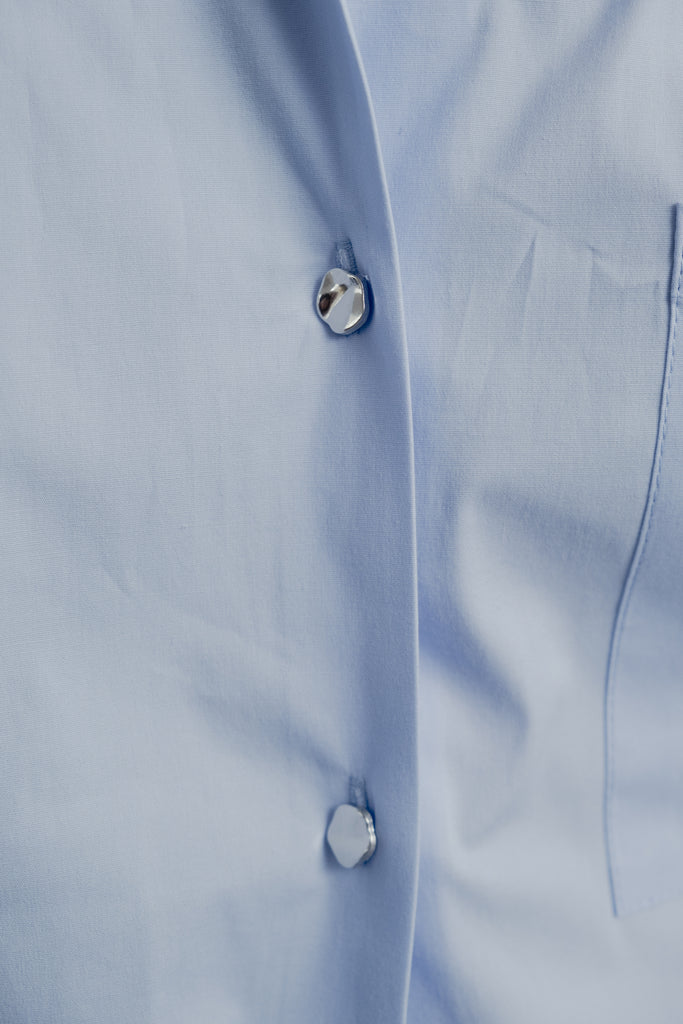 Camisa Oversize Popelín - detalhe botões